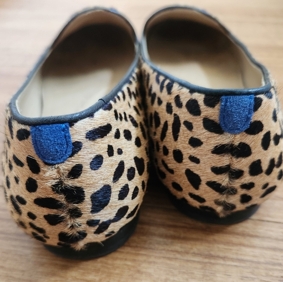 Chatelles Paris animal print pony hair flats 38 7 - Picture 3 of 9